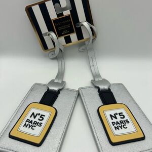 Silver Luggage Tags